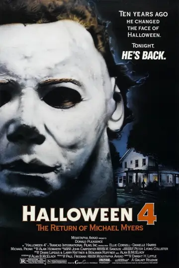 Plakat do filmu "Halloween IV: Powrót Michaela Myersa" #78924