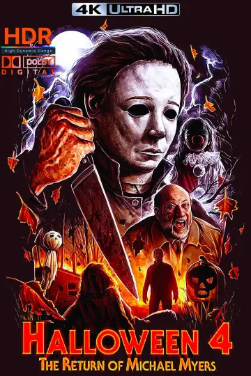 Plakat do filmu "Halloween IV: Powrót Michaela Myersa" #78937