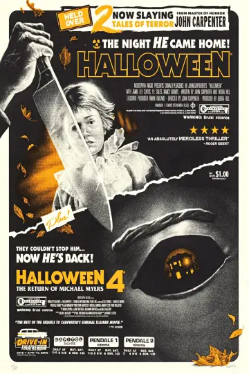 Plakat do filmu "Halloween IV: Powrót Michaela Myersa" #881662