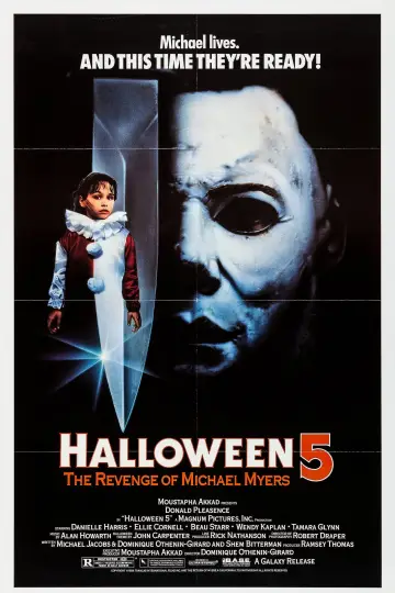 Plakat do filmu "Halloween V: Zemsta Michaela Myersa" #83377