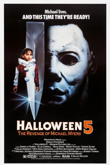 Plakat do filmu "Halloween V: Zemsta Michaela Myersa" #83378
