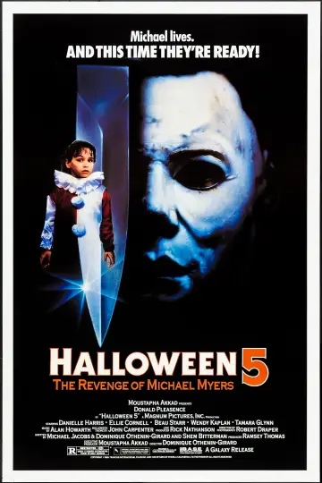 Plakat do filmu "Halloween V: Zemsta Michaela Myersa" #83381