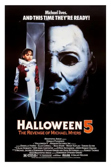 Plakat do filmu "Halloween V: Zemsta Michaela Myersa" #857338