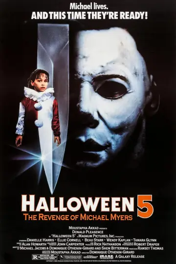 Plakat do filmu "Halloween V: Zemsta Michaela Myersa" #939004