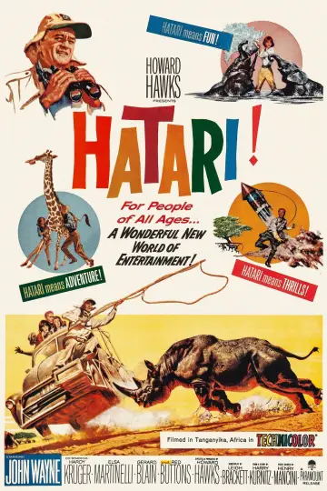 Plakat do filmu "Hatari!" #364306