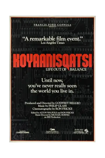 Plakat do filmu "Koyaanisqatsi" #939403