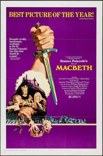 Plakat do filmu "Tragedia Makbeta" #157785