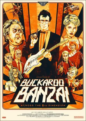 Plakat do filmu "Przygody Buckaroo Banzai. Przez ósmy wymiar" #882700