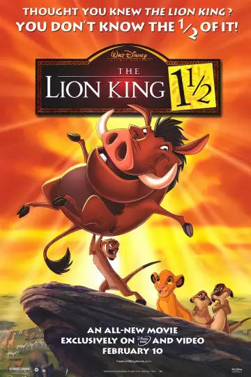 Plakat do filmu "Król Lew 3: Hakuna Matata" #42228