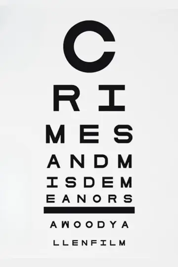 Plakat do filmu "Zbrodnie i wykroczenia" #986999