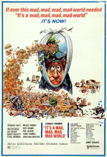 Plakat do filmu "Ten szalony, szalony świat" #64101