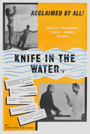 Plakat do filmu "Nóż w wodzie" #988831