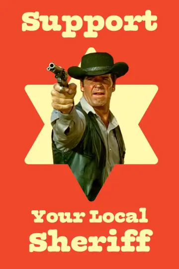 Plakat do filmu "Popierajcie Swego Szeryfa" #1049133