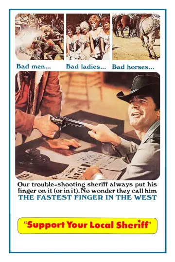 Plakat do filmu "Popierajcie Swego Szeryfa" #144800