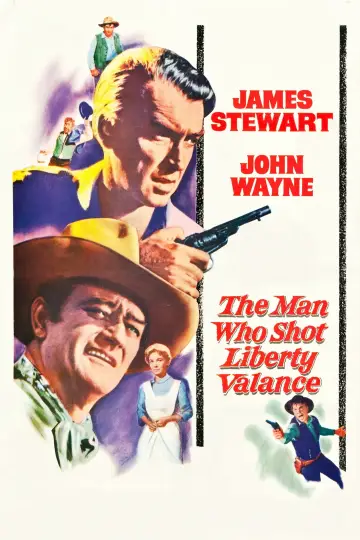Plakat do filmu "Człowiek, który zabił Liberty Valance