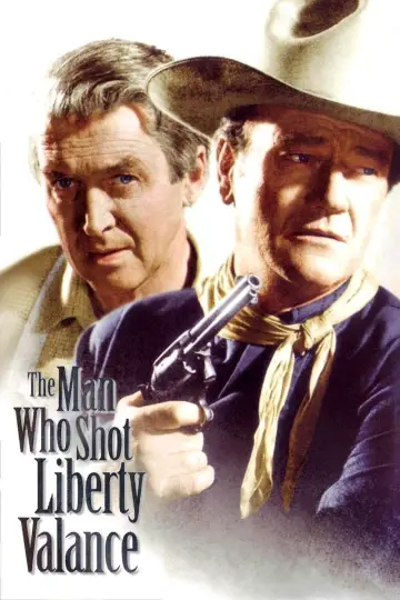 Plakat do filmu "Człowiek, który zabił Liberty Valance