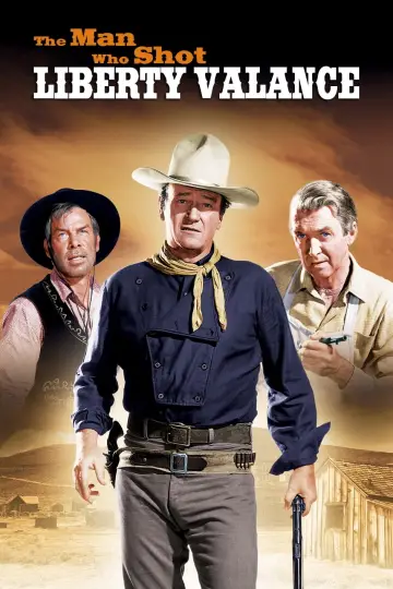 Plakat do filmu "Człowiek, który zabił Liberty Valance