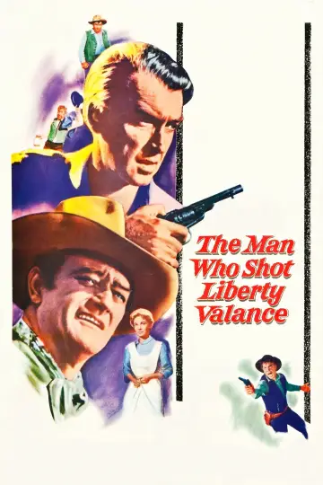 Plakat do filmu "Człowiek, który zabił Liberty Valance