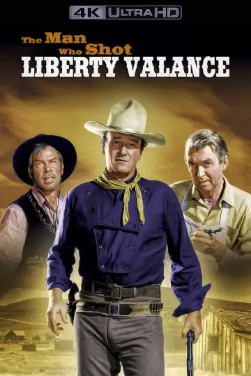 Plakat do filmu "Człowiek, który zabił Liberty Valance