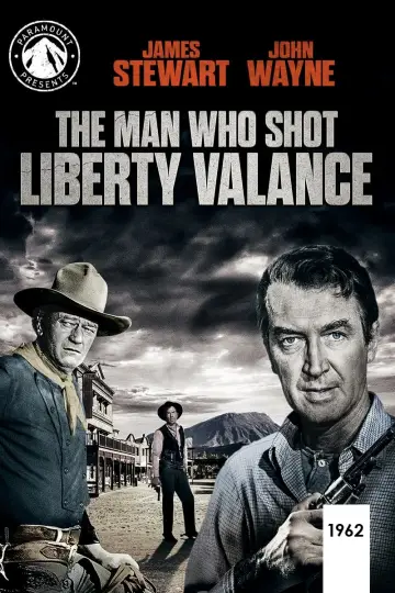 Plakat do filmu "Człowiek, który zabił Liberty Valance