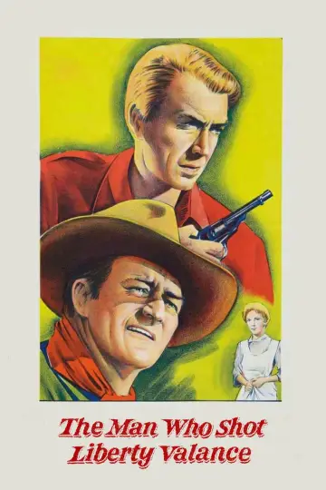 Plakat do filmu "Człowiek, który zabił Liberty Valance