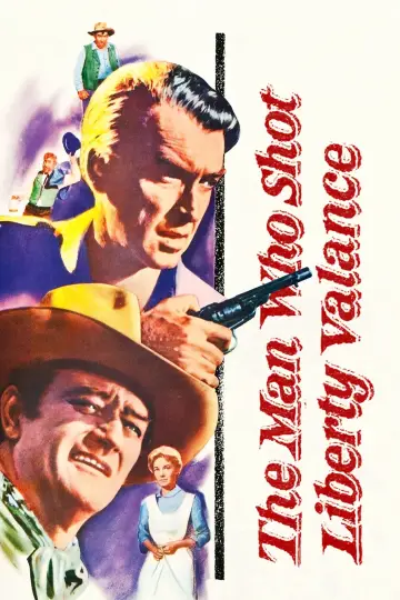 Plakat do filmu "Człowiek, który zabił Liberty Valance