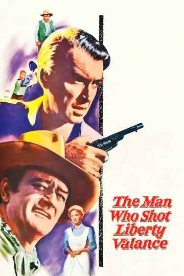 Plakat do filmu "Człowiek, który zabił Liberty Valance