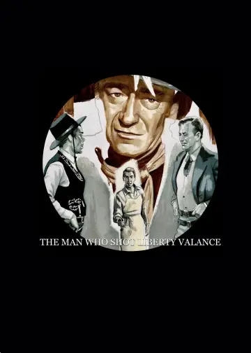 Plakat do filmu "Człowiek, który zabił Liberty Valance
