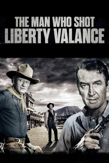 Plakat do filmu "Człowiek, który zabił Liberty Valance