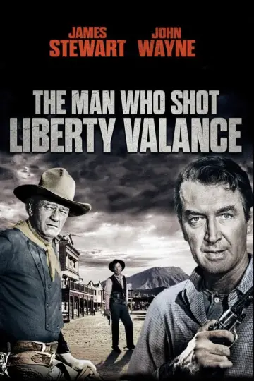 Plakat do filmu "Człowiek, który zabił Liberty Valance