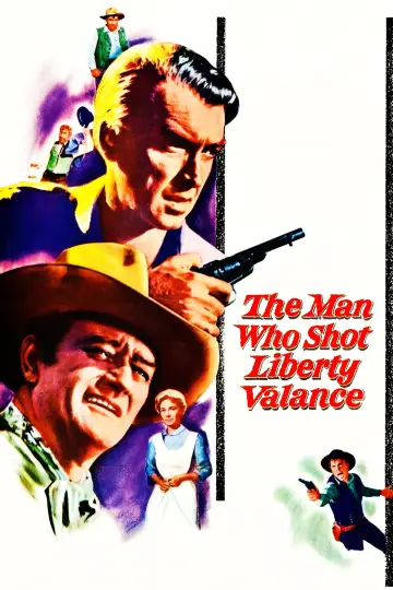 Plakat do filmu "Człowiek, który zabił Liberty Valance