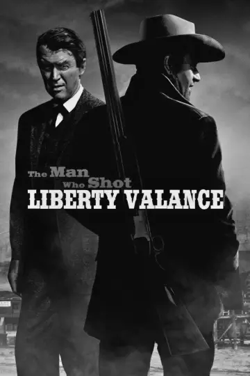Plakat do filmu "Człowiek, który zabił Liberty Valance