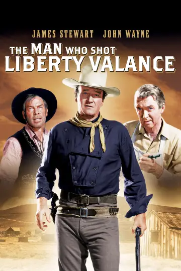 Plakat do filmu "Człowiek, który zabił Liberty Valance