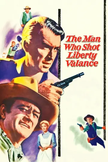 Plakat do filmu "Człowiek, który zabił Liberty Valance