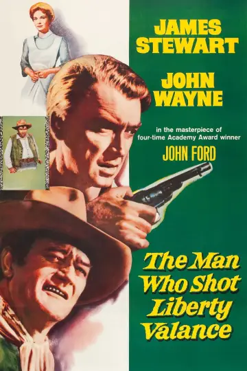 Plakat do filmu "Człowiek, który zabił Liberty Valance