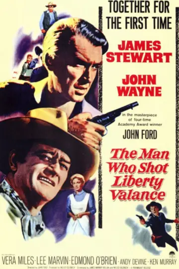 Plakat do filmu "Człowiek, który zabił Liberty Valance