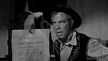 Zasłona do filmu "Człowiek, który zabił Liberty Valance