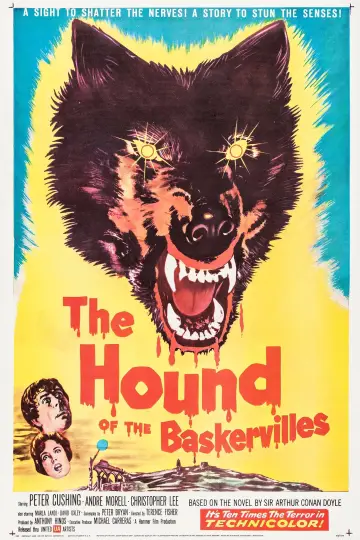 Plakat do filmu "Pies Baskerville