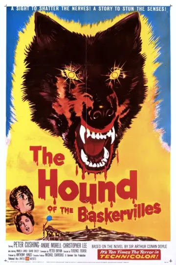 Plakat do filmu "Pies Baskerville