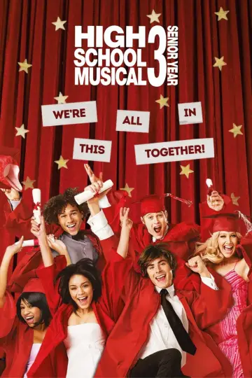 Plakat do filmu "High School Musical 3: Ostatnia klasa" #867966