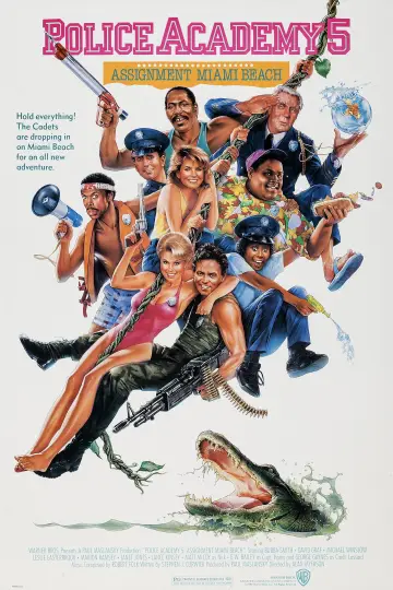 Plakat do filmu "Akademia Policyjna 5: Misja w Miami Beach" #1828431