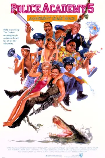 Plakat do filmu "Akademia Policyjna 5: Misja w Miami Beach" #336617