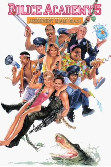 Plakat do filmu "Akademia Policyjna 5: Misja w Miami Beach" #336618