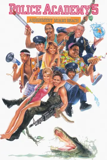 Plakat do filmu "Akademia Policyjna 5: Misja w Miami Beach" #336620