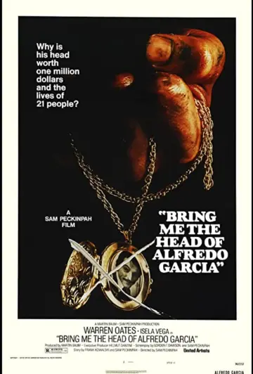 Plakat do filmu "Dajcie mi głowę Alfredo Garcii" #241964