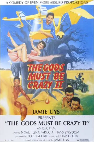 Plakat do filmu "Bogowie muszą być szaleni II" #93808