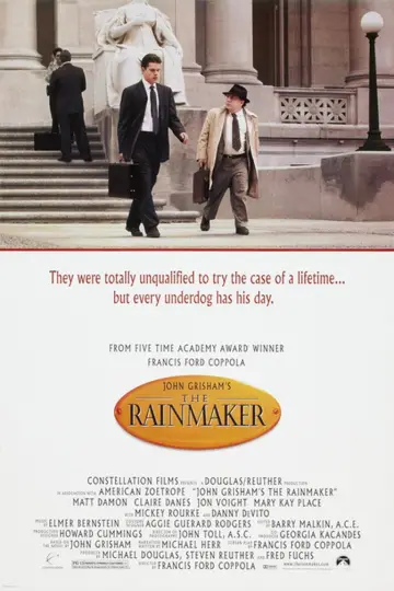 Plakat do filmu "Zaklinacz deszczu" #804215