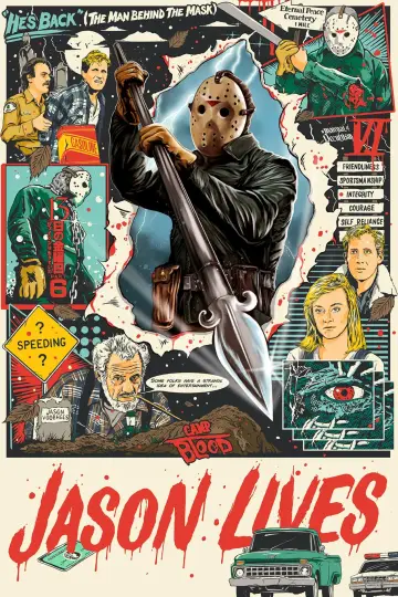 Plakat do filmu "Piątek trzynastego 6: Jason Żyje" #669800