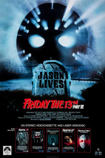 Plakat do filmu "Piątek trzynastego 6: Jason Żyje" #864421