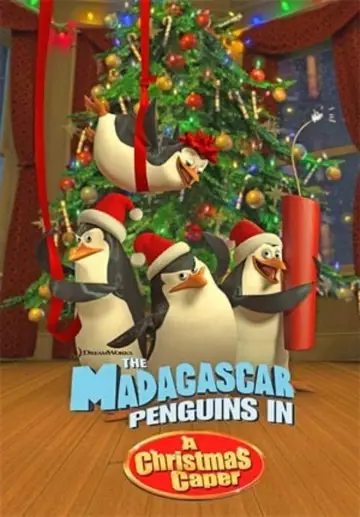 Plakat do filmu "Pingwiny z Madagaskaru: Misja Świąteczna" #105931